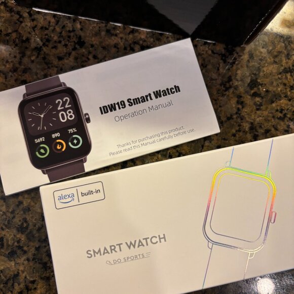 NEW Smart Watch Alexa Built-in Bluetooth Answer/Make Call, 1.8" Fitness Pink - Picture 3 of 5